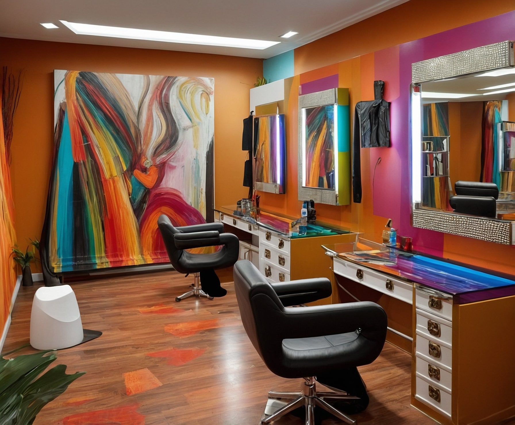 Corte de cabello moderno y estiloso